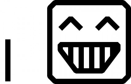 Smiley face icône clipart