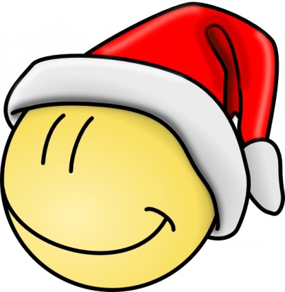 Smiley-Santa-Gesicht-ClipArt-Grafik