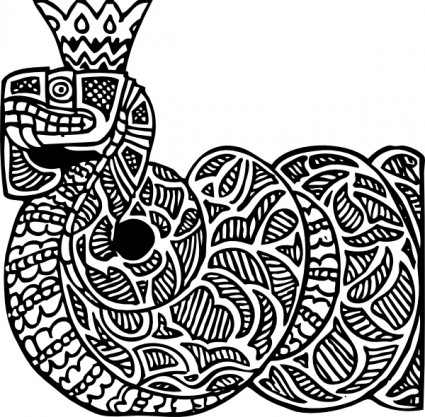 serpiente rey clip art