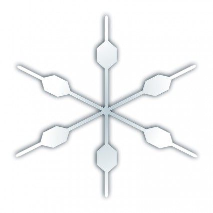 Schnee-Schneeflocken-Symbol