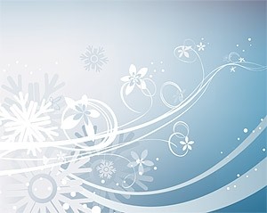 Snow Flower And The Trend Pattern Vector