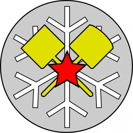 versión completa de emblema de las tropas de nieve