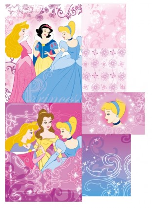 Snow White And The Pattern Vector