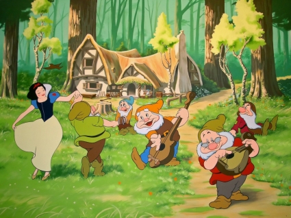 白雪公主和七个小矮人壁纸卡通动漫动画