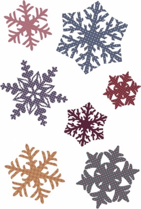 vector pattern fiocco di neve