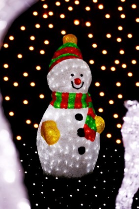 decoração de Natal boneco de neve