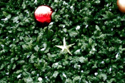 bersalju pohon Natal