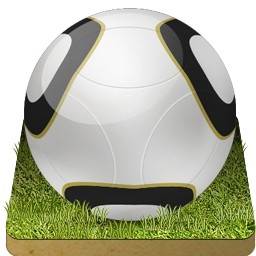 Futbol top çimen