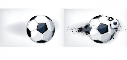 サッカー ボールのベクトル