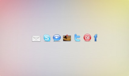Social Networking Set Icons Pack