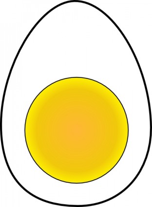 clip art de huevo suave