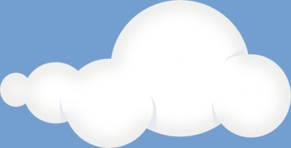 suaves nubes del cielo clip art
