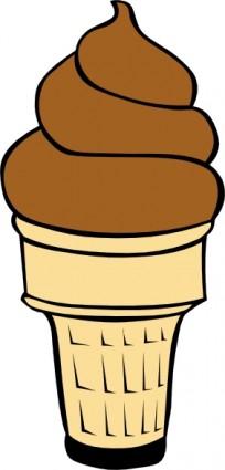 软冰淇淋锥体 ff 菜单剪贴画