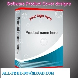 design de capa de produto de software
