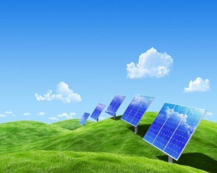 太陽電池パネルの高精細溶融画像シリーズ