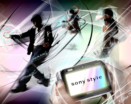 Sony styl tapeta sony vaio komputery