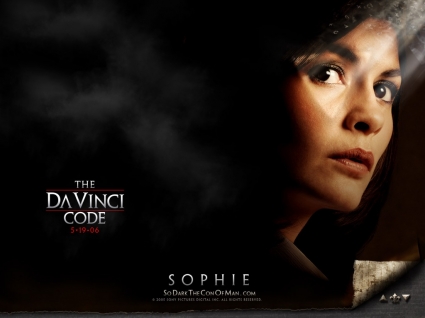 Sophie, papel de parede dos filmes de código da vinci