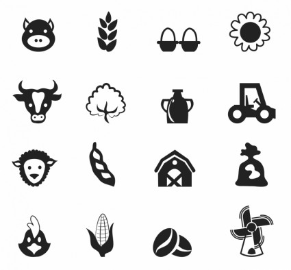 ícones de agricultura soulico