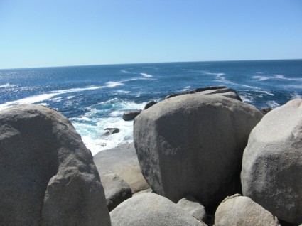 mar de la roca de Sudáfrica