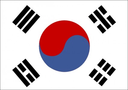 كوريا الجنوبية قصاصة فنية