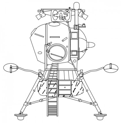 ClipArt lander lunare sovietico