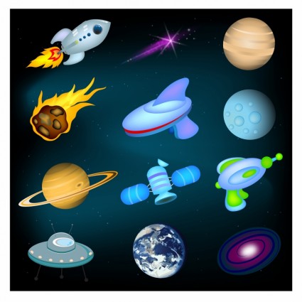 ícones de espaço
