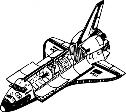 transbordador espacial clip art
