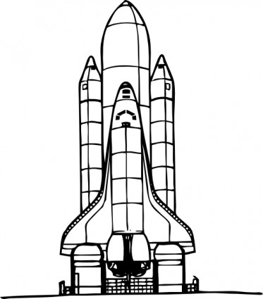 ClipArt di decollo dello space shuttle