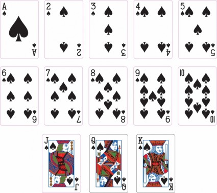 Spade phù hợp với hai chơi thẻ