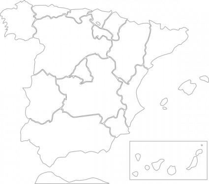 España Estados clip art