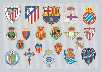 Spanish Football Team Logos
