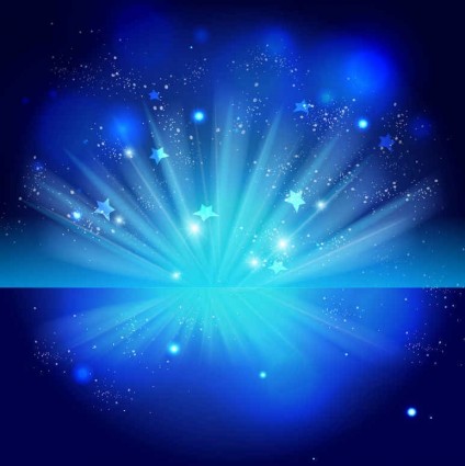 taburan bintang biru malam latar belakang