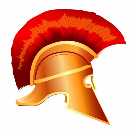 Sparta helm ilustrasi
