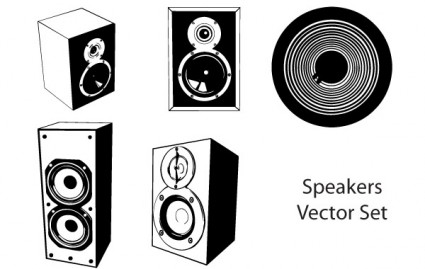 ораторы векторный набор