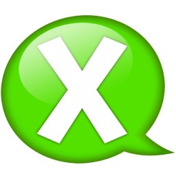 語音氣球綠色 x