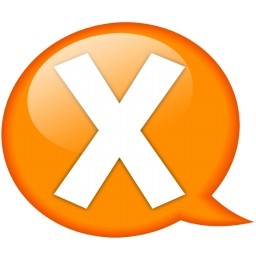 речи шар оранжевый x