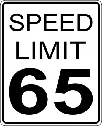 límite de velocidad roadsign clip art