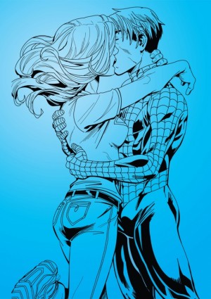 Spider Man und Babyschuhe