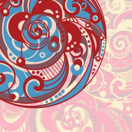 Spirale Muster Hintergrund Vektor