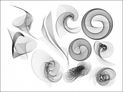 vectores de espiral