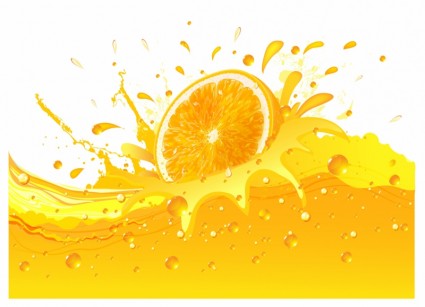espirrando laranja