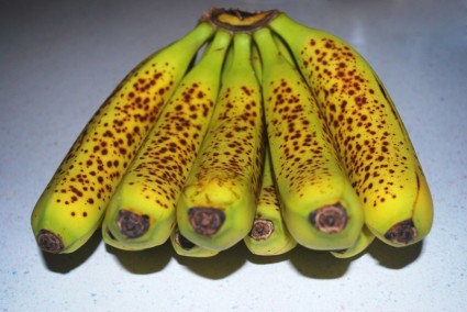 斑点的香蕉