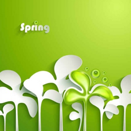 Frühling-Vektor-Hintergrund