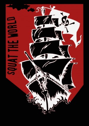 agachamento mundo pirata navio clip-arts