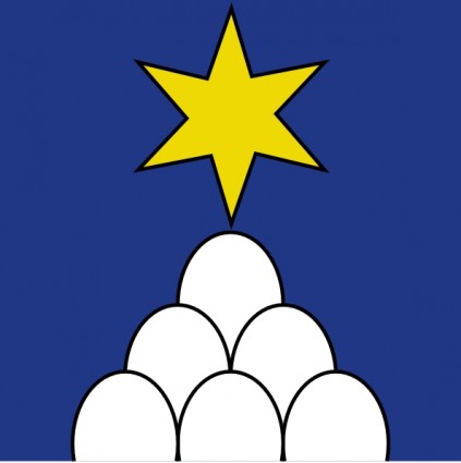 卵 wipp sternenberg の紋章クリップ アートの 3 つ星します。