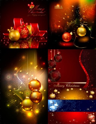 ستارستوديد عيد الميلاد الكرة خلفية المتجهات