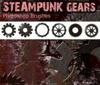 Steampunk photoshop pinceles