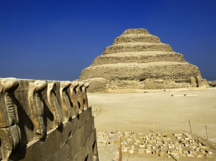 Schritt Pyramide-Tapete-Ägypten-Welt