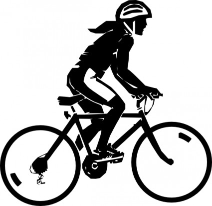 Steren bike rider clipart