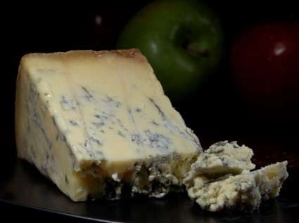 molde azul del queso Stilton